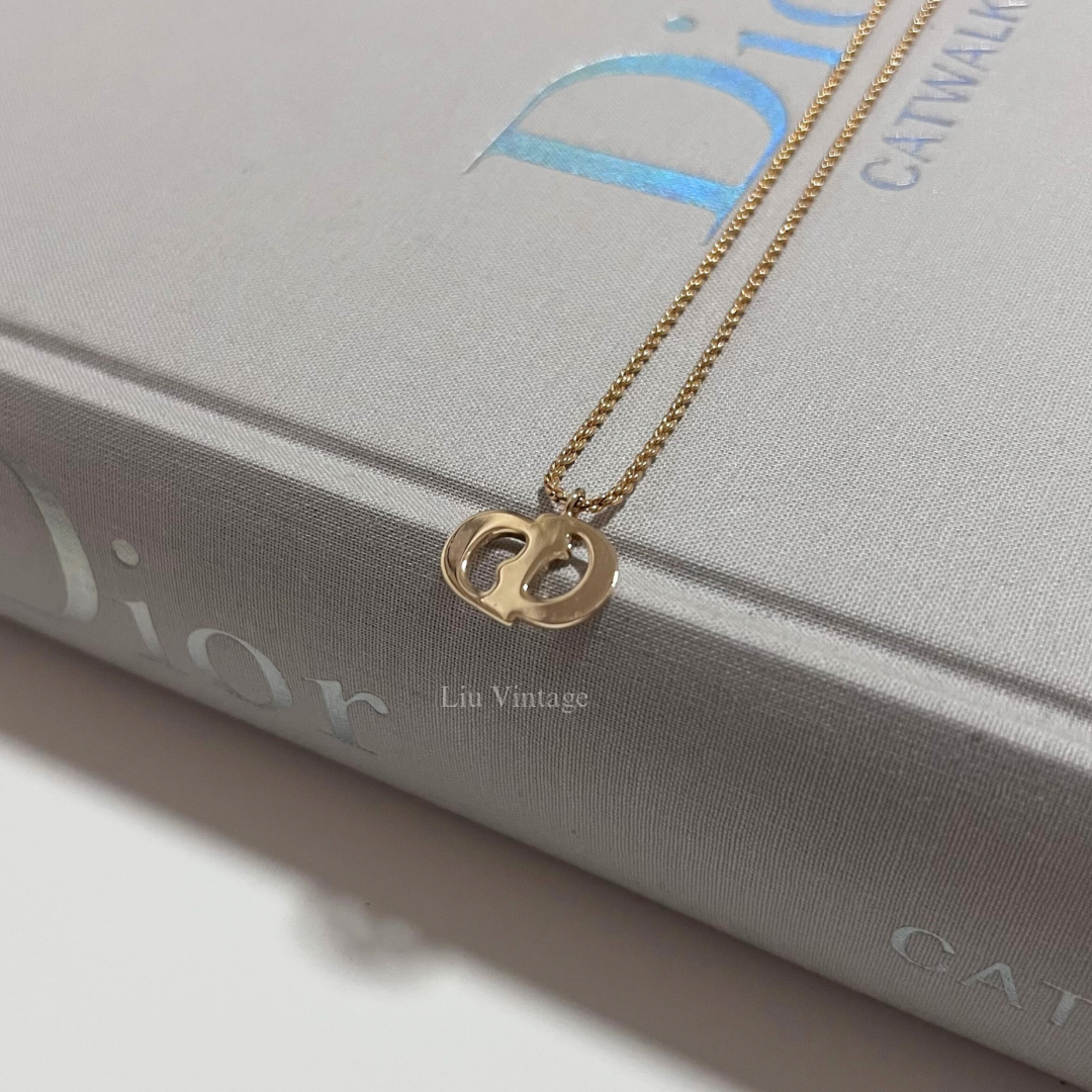 Vintage Dior CD Necklace