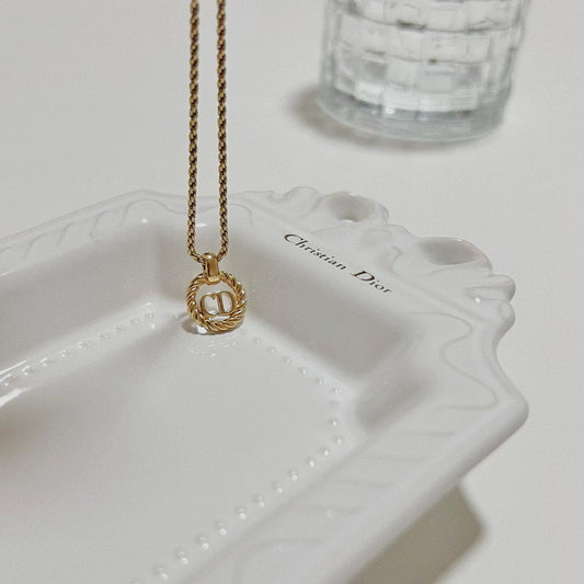 Vintage Dior Round Necklace