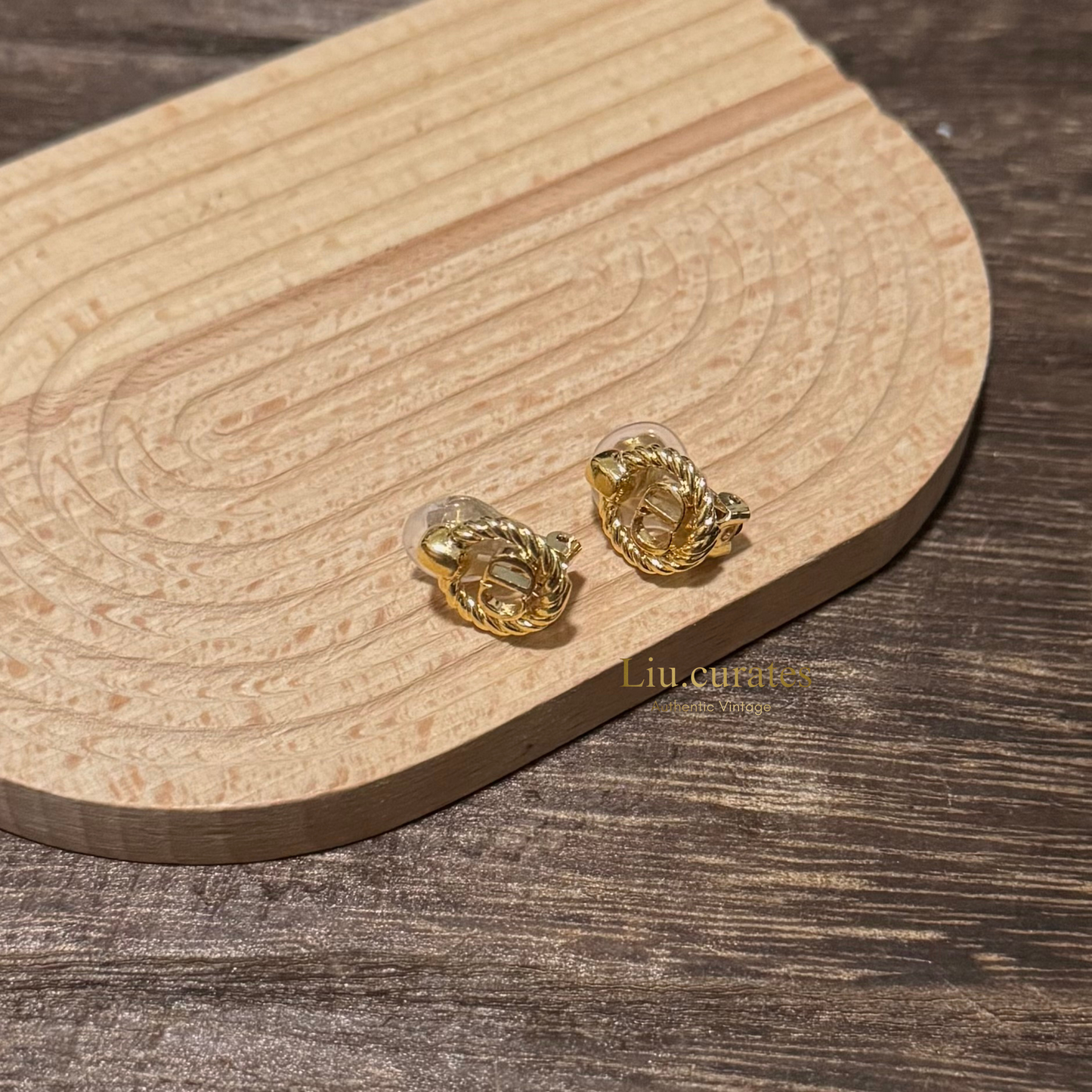 Vintage Dior Clip On Earrings