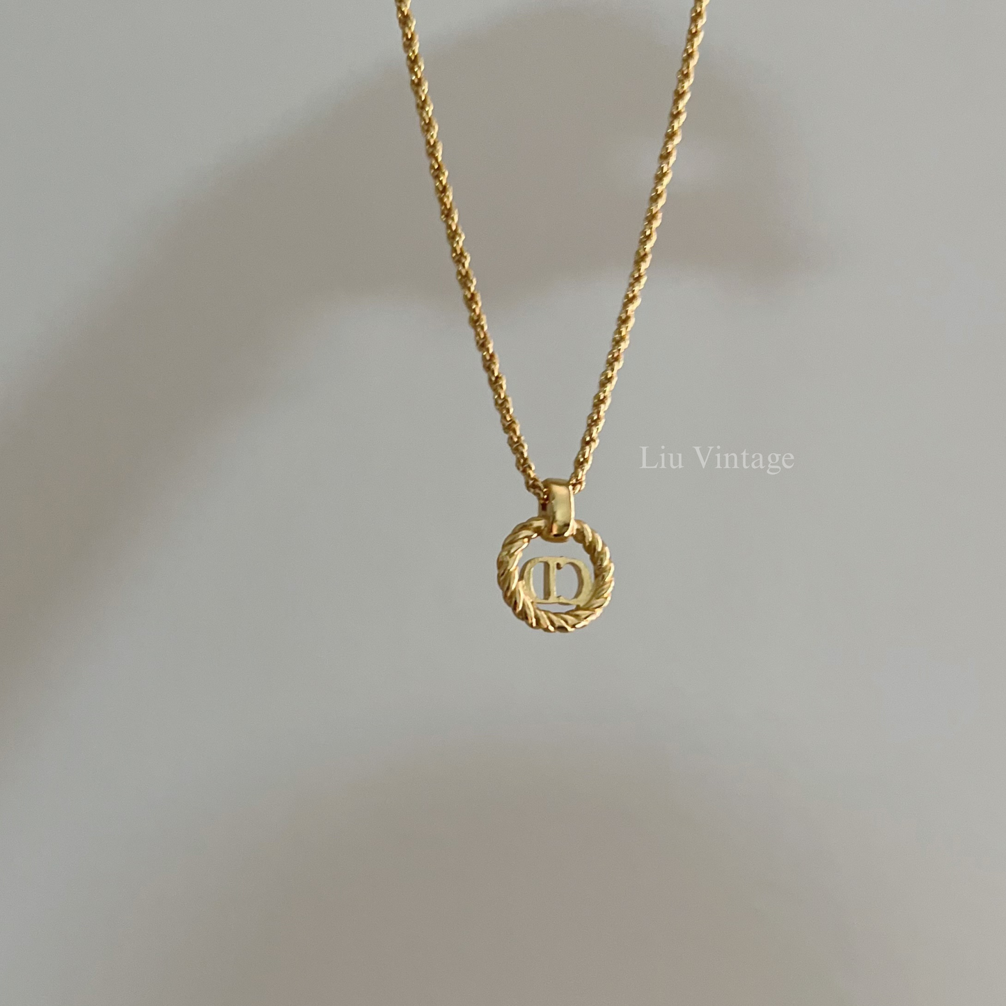 Vintage Dior Round Necklace