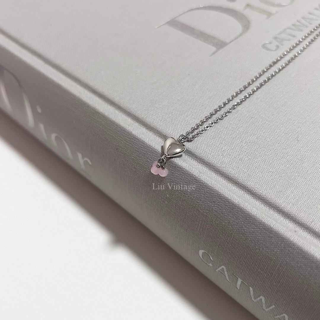 Vintage Dior Mini Heart Necklace