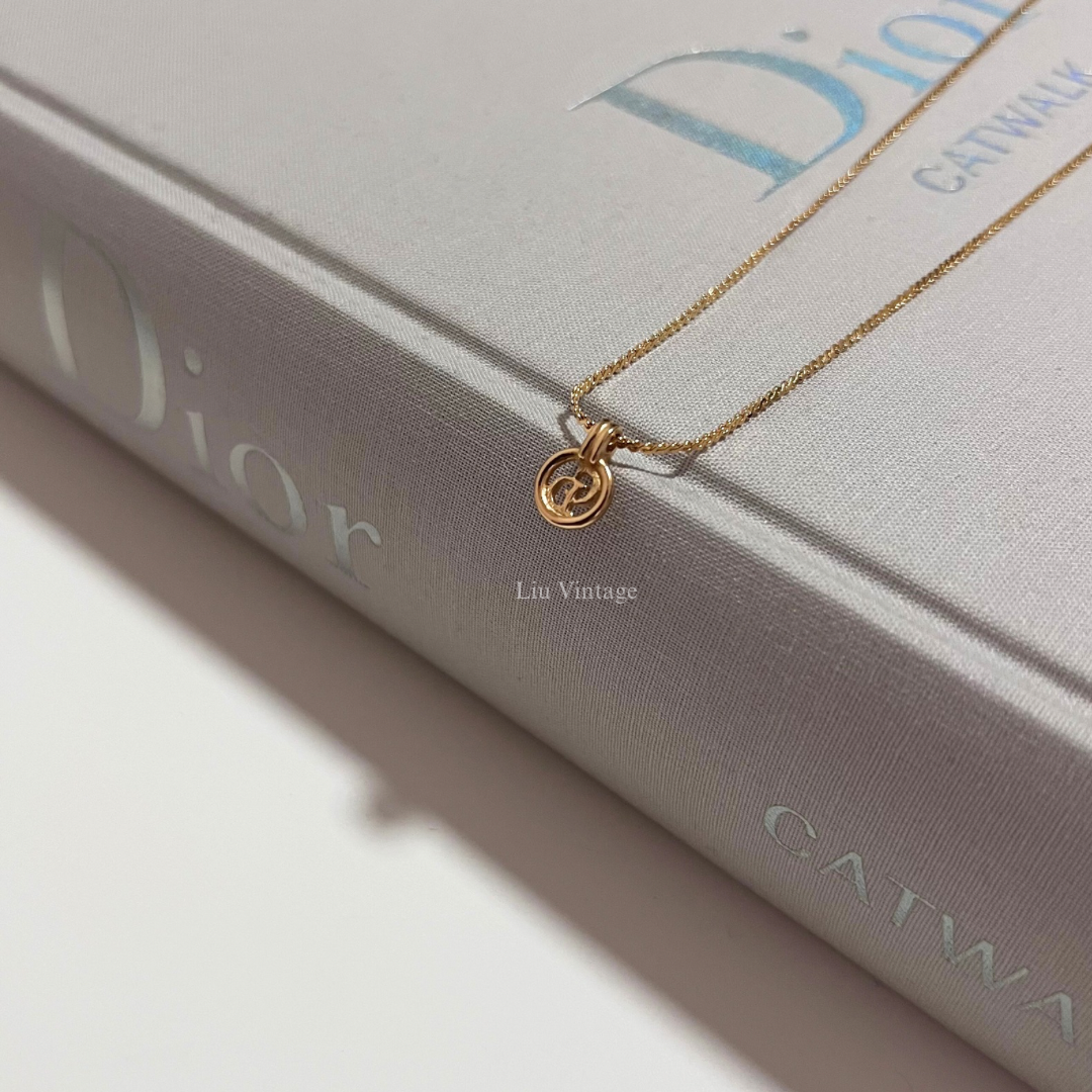 Vintage Dior Mini Pendant Necklace