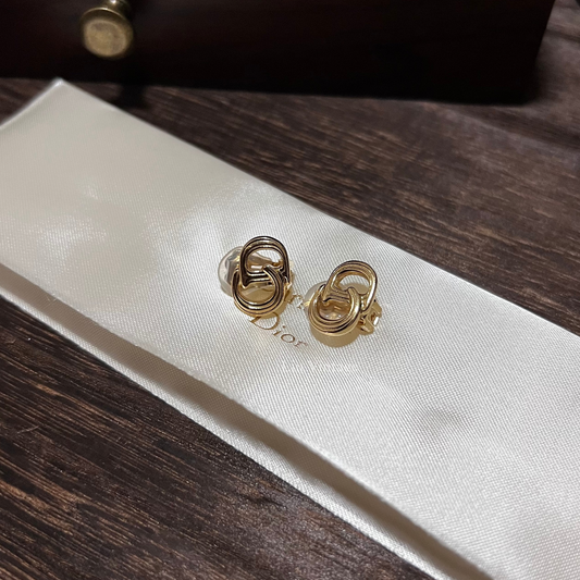 Vintage Dior Clip On Earrings