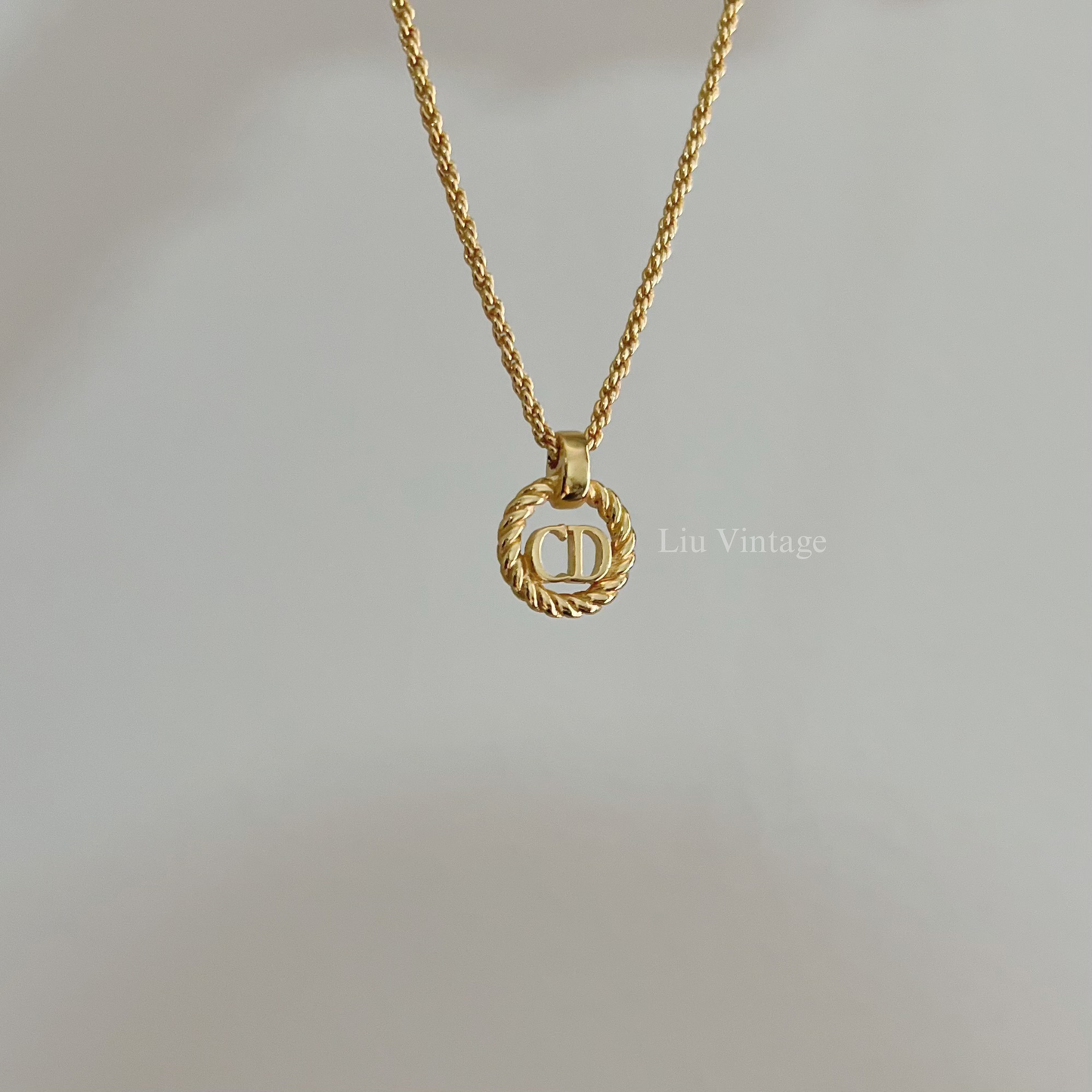 Vintage Dior Round Necklace