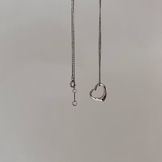 Vintage Tiffany & Co. Elsa Peretti Open Heart Necklace