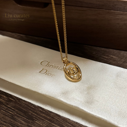 Vintage Dior Oval Necklace