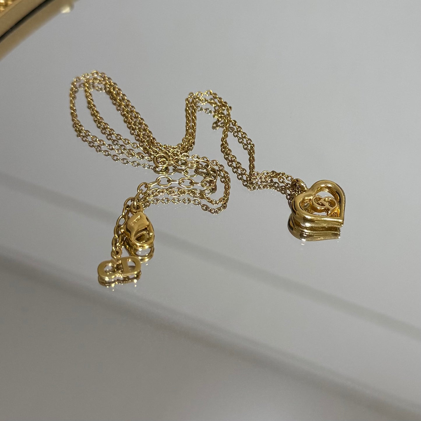 Vintage Dior Heart Necklace