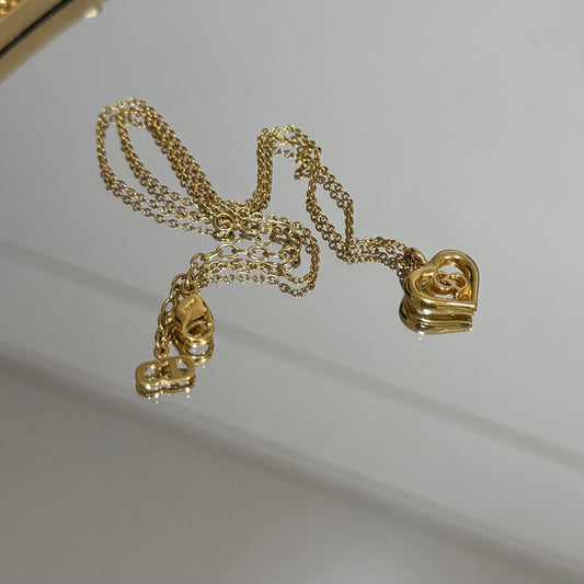 Vintage Dior Heart Necklace
