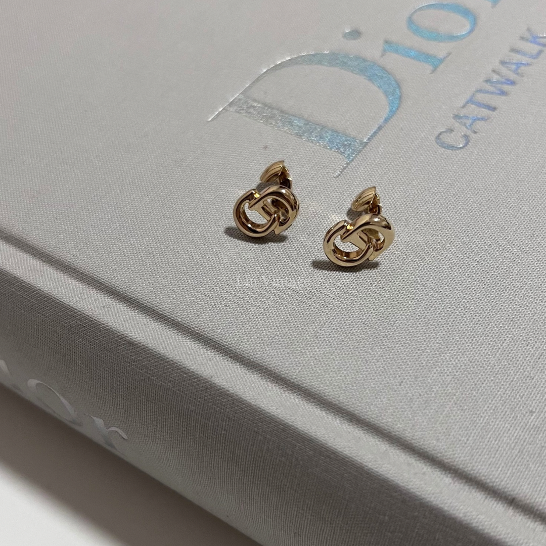 Vintage Dior CD Clip On Earrings