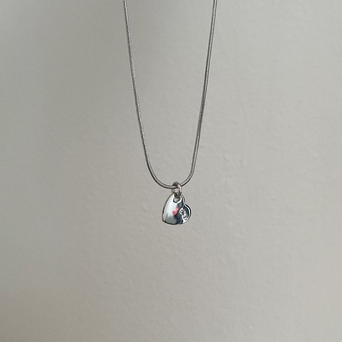 Vintage Dior CD Heart Necklace