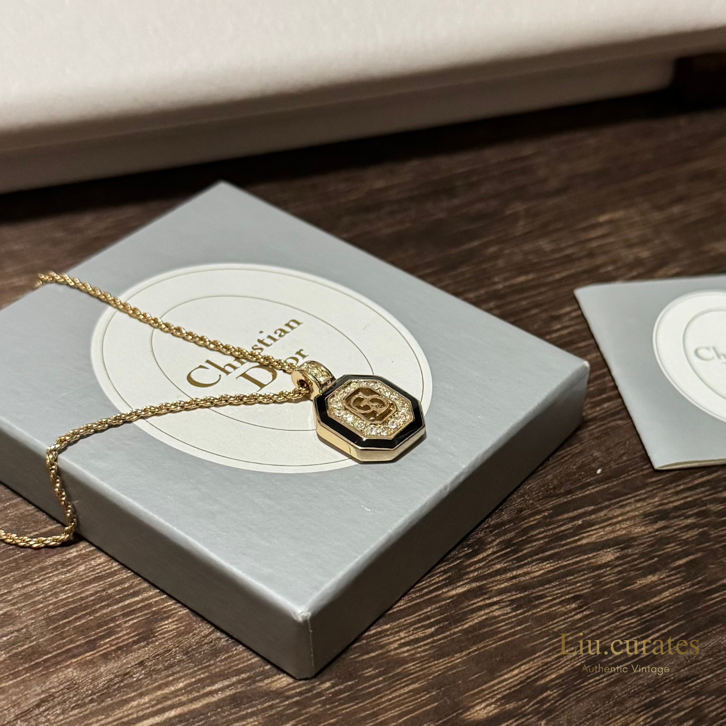 Vintage Dior Octagon Necklace
