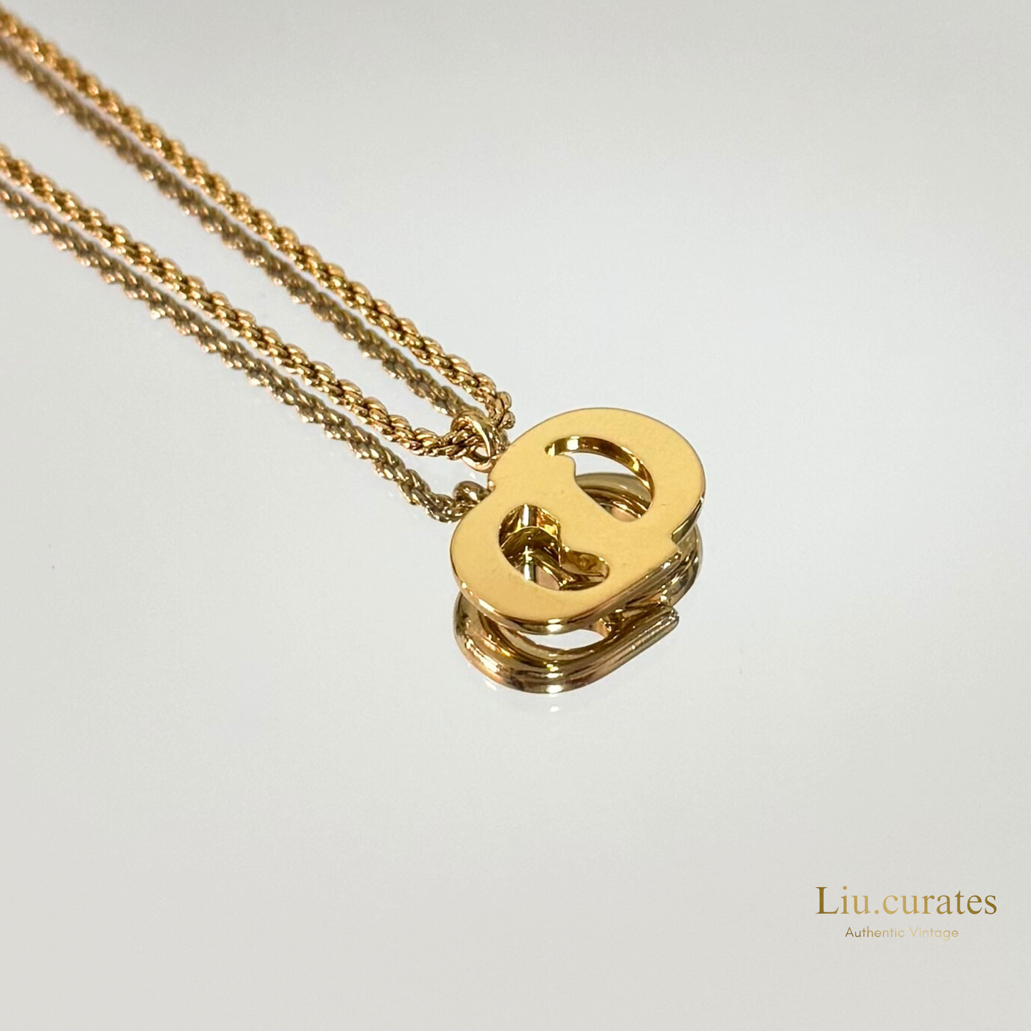 Vintage Dior CD Necklace