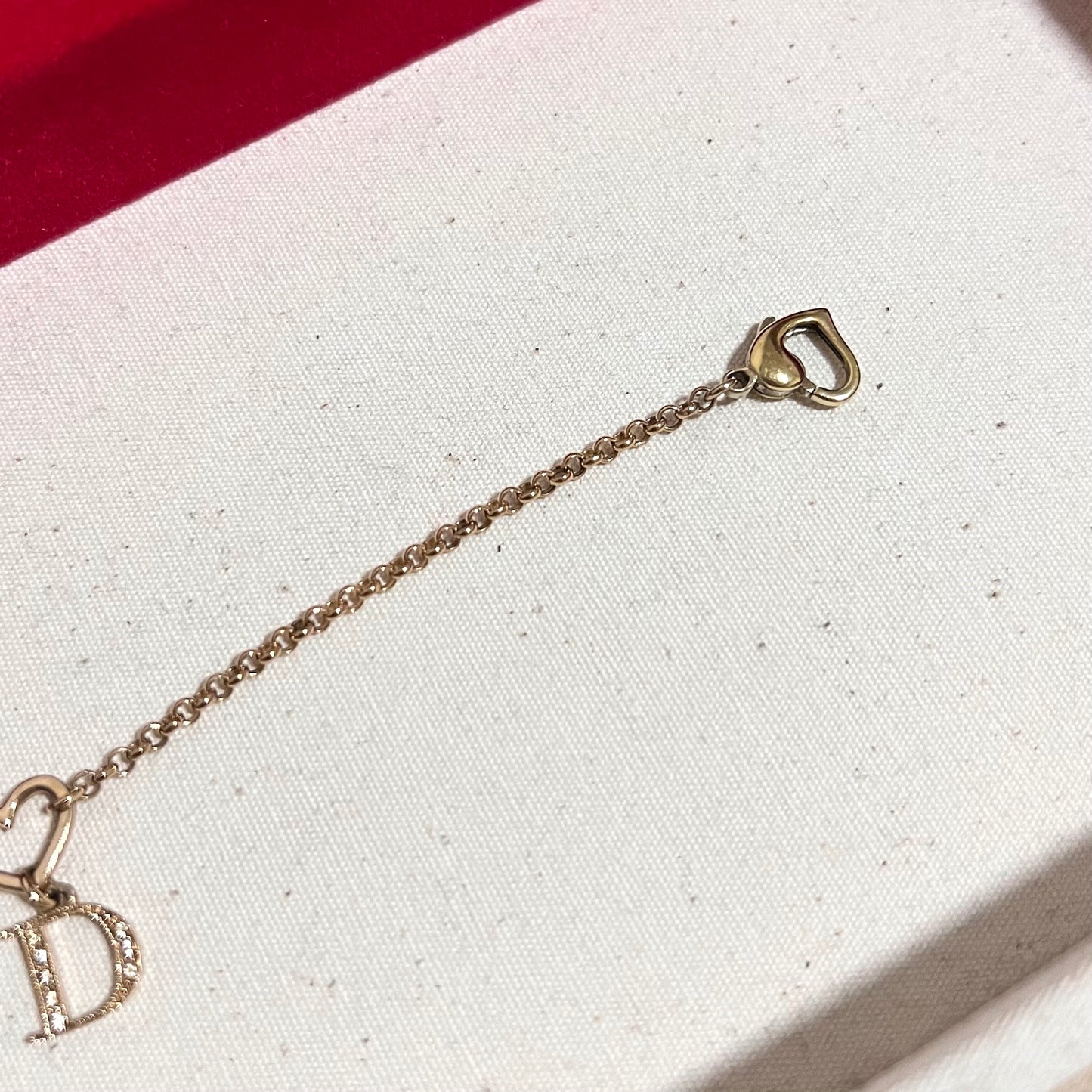 Vintage Dior Heart Bracelet