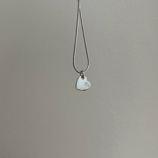 Vintage Dior CD Heart Necklace