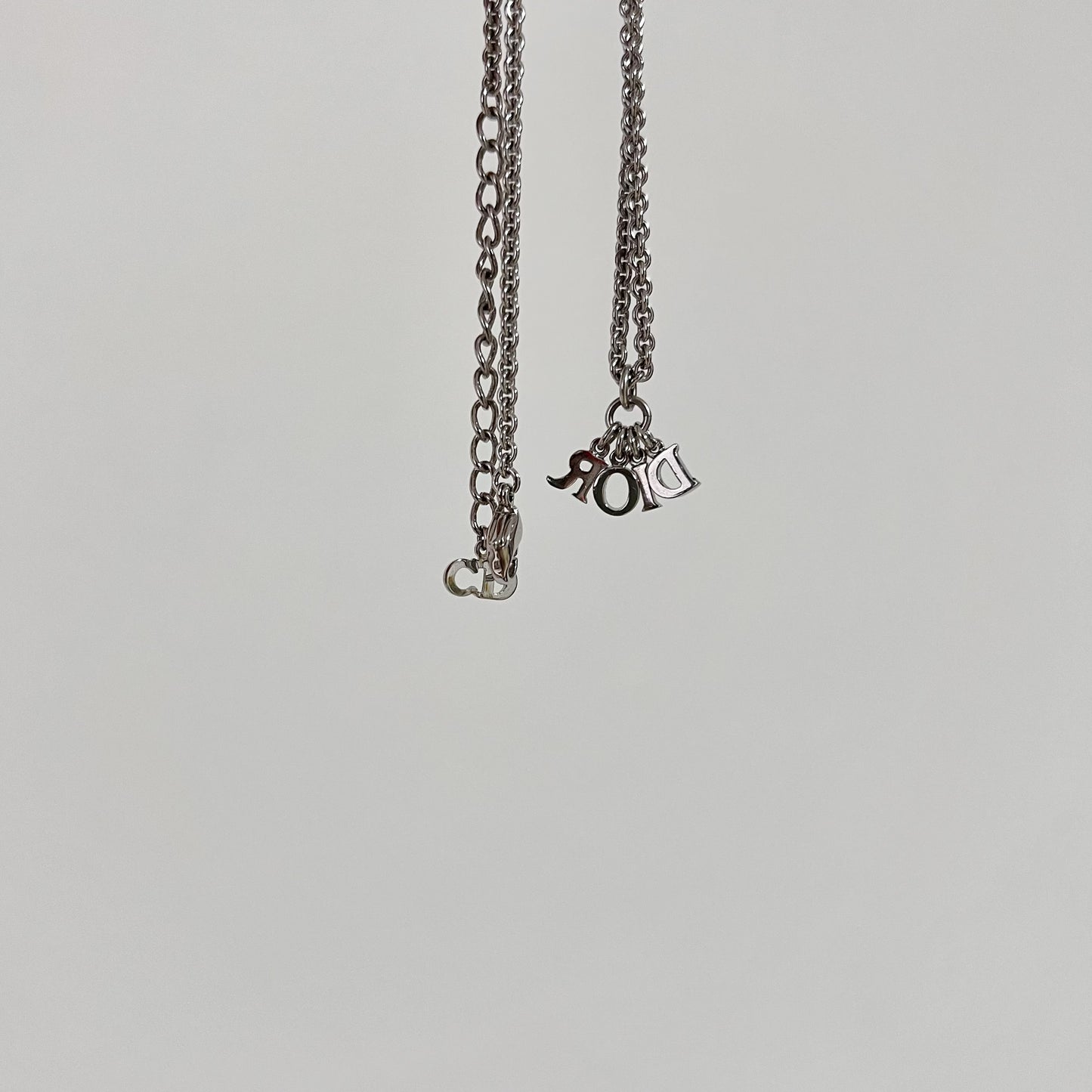 Vintage Dior Mini Lettering Necklace