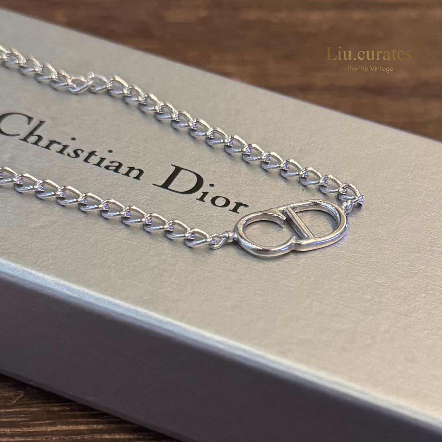 Vintage Dior CD Statement Necklace