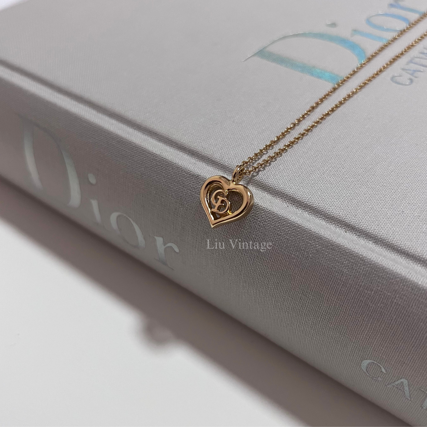 Vintage Dior Heart Necklace