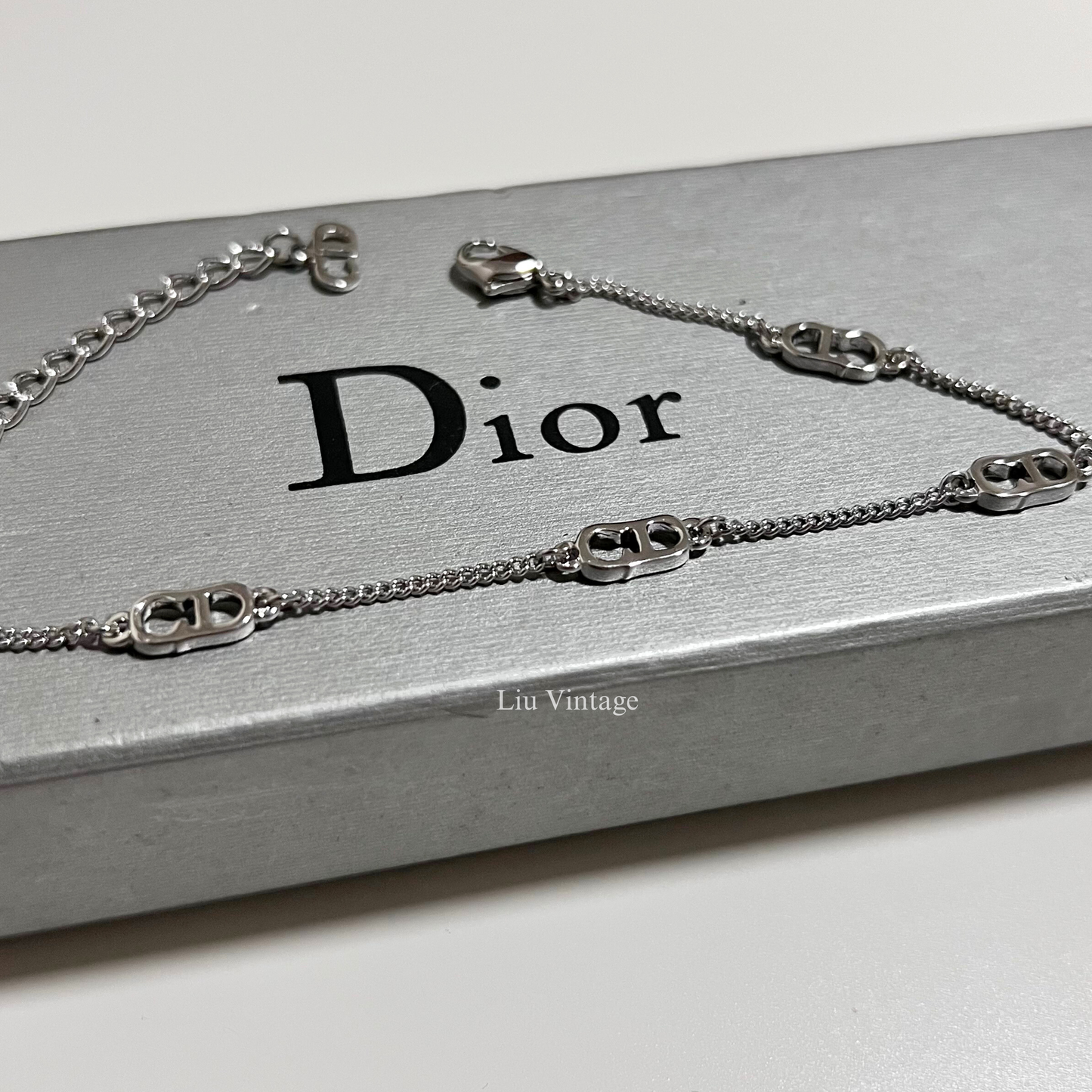 Vintage Dior CD Charm Bracelet