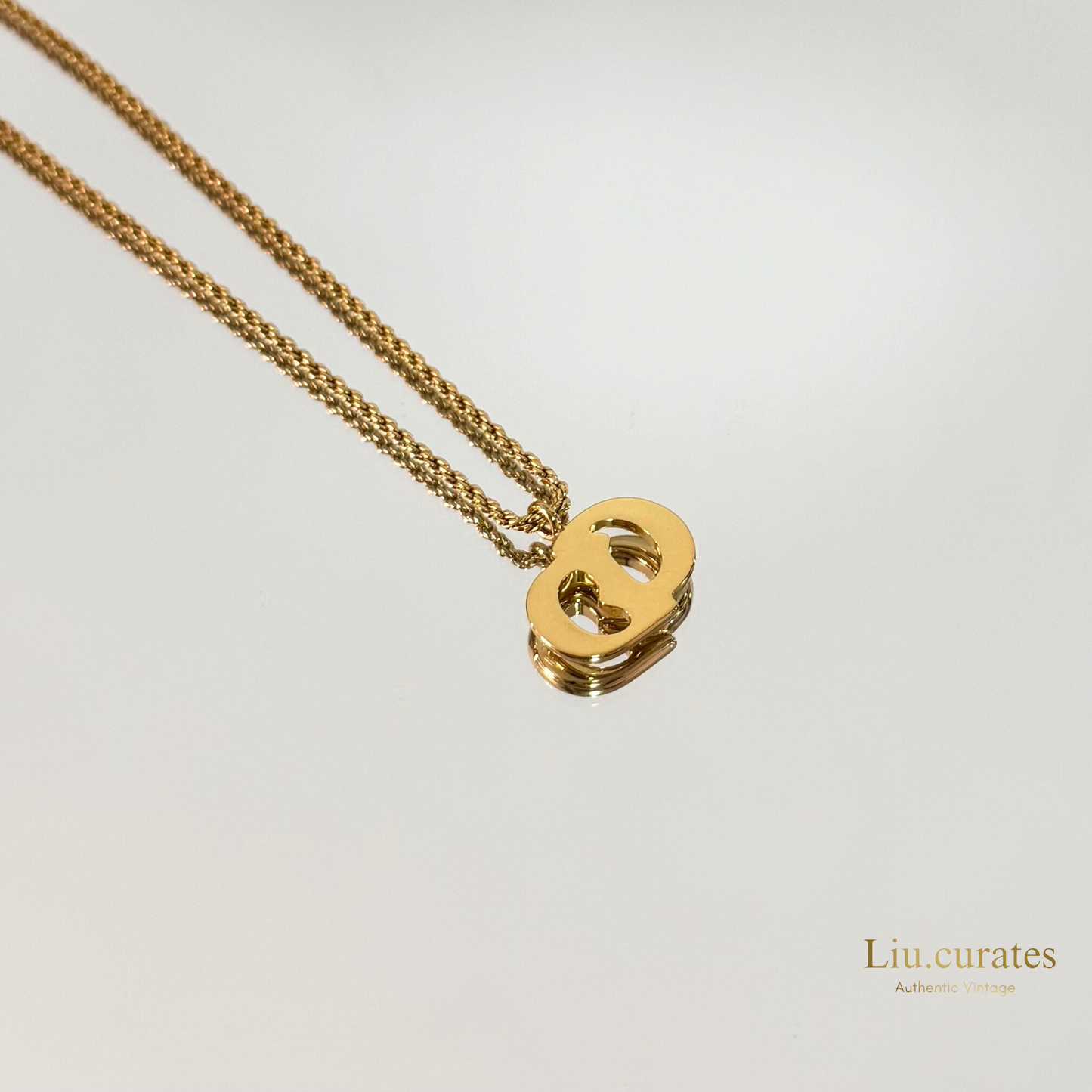 Vintage Dior CD Necklace