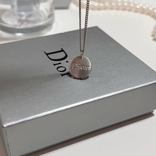 Vintage Dior Round (matte) Necklace