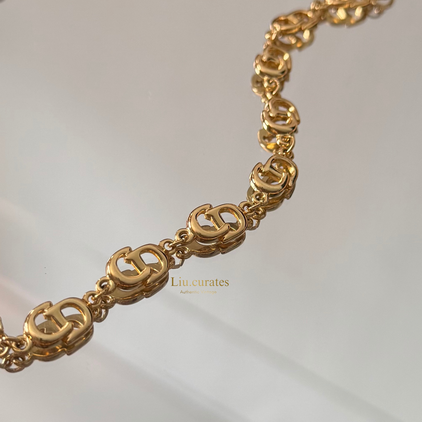 Vintage Dior CD Multi Charm Bracelet