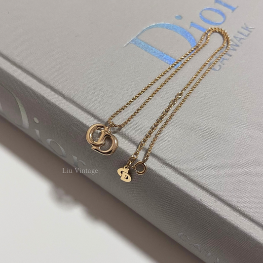 Vintage Dior CD Necklace