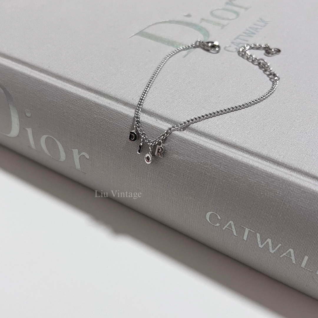 Vintage Dior Mini Letter Bracelet