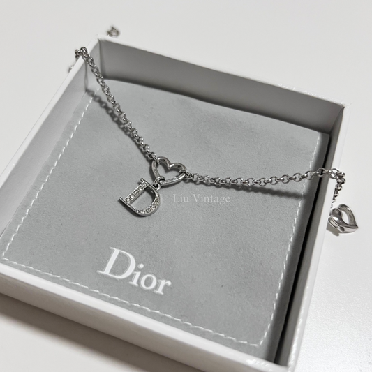 Vintage Dior Heart Bracelet