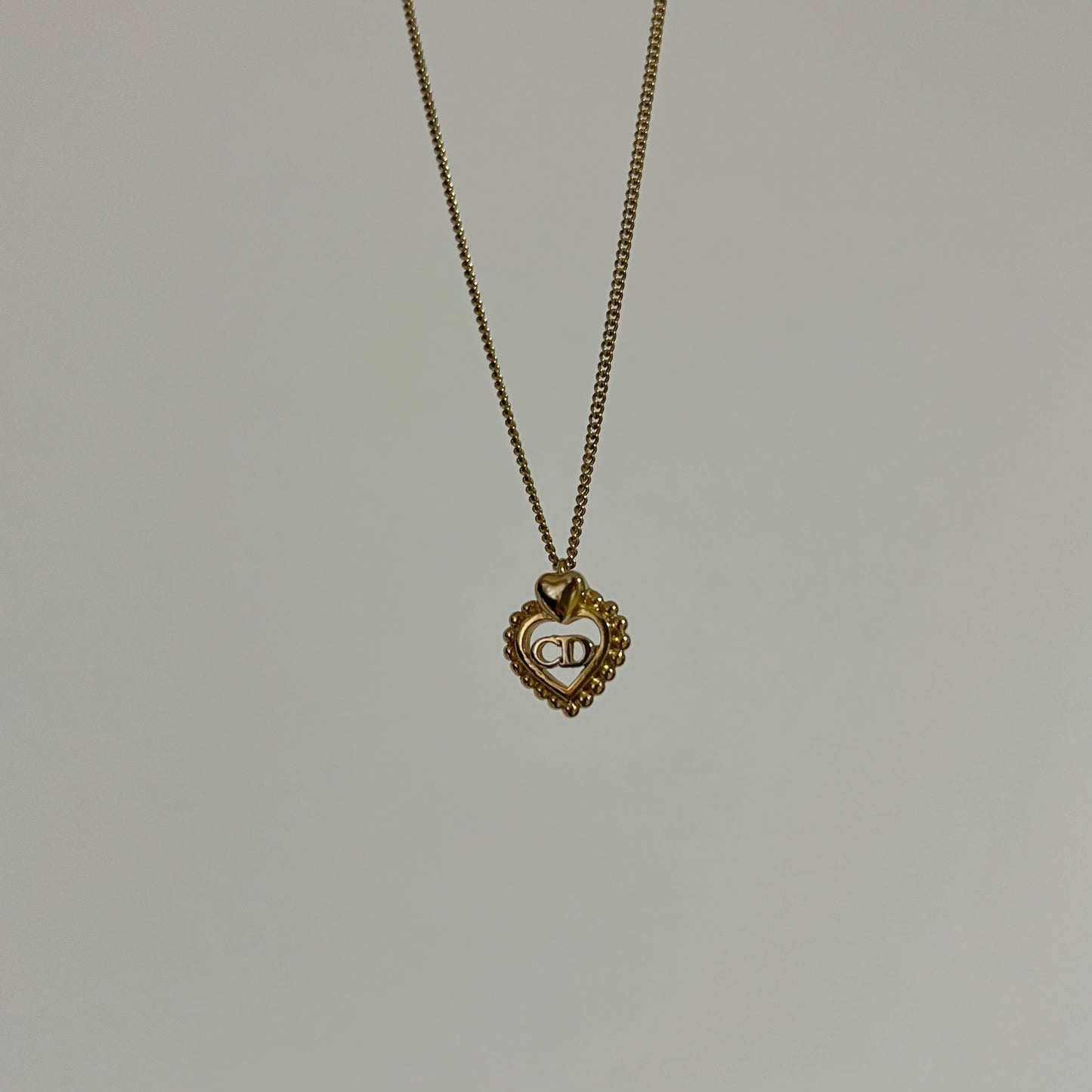 Vintage Dior Heart Necklace