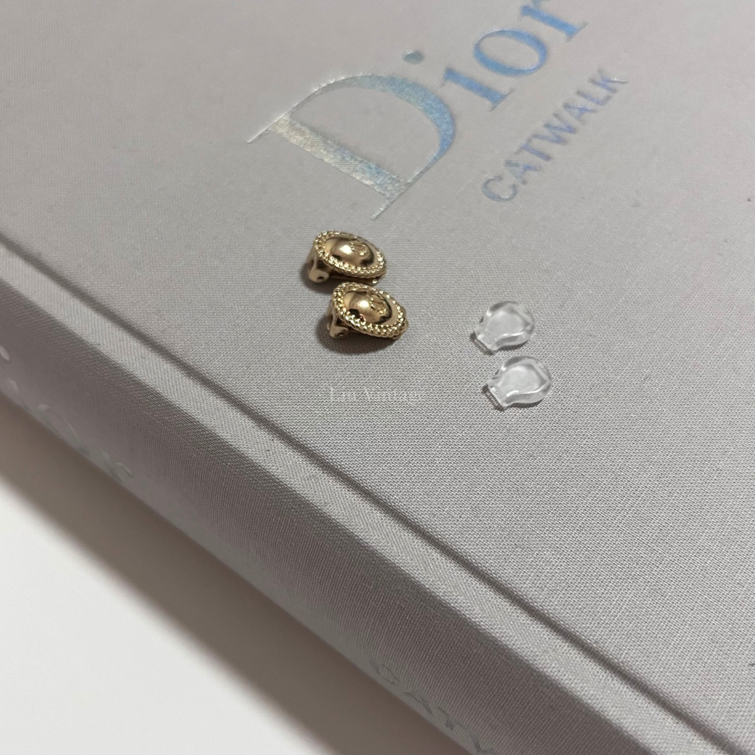 Vintage Dior CD Clip On Earrings