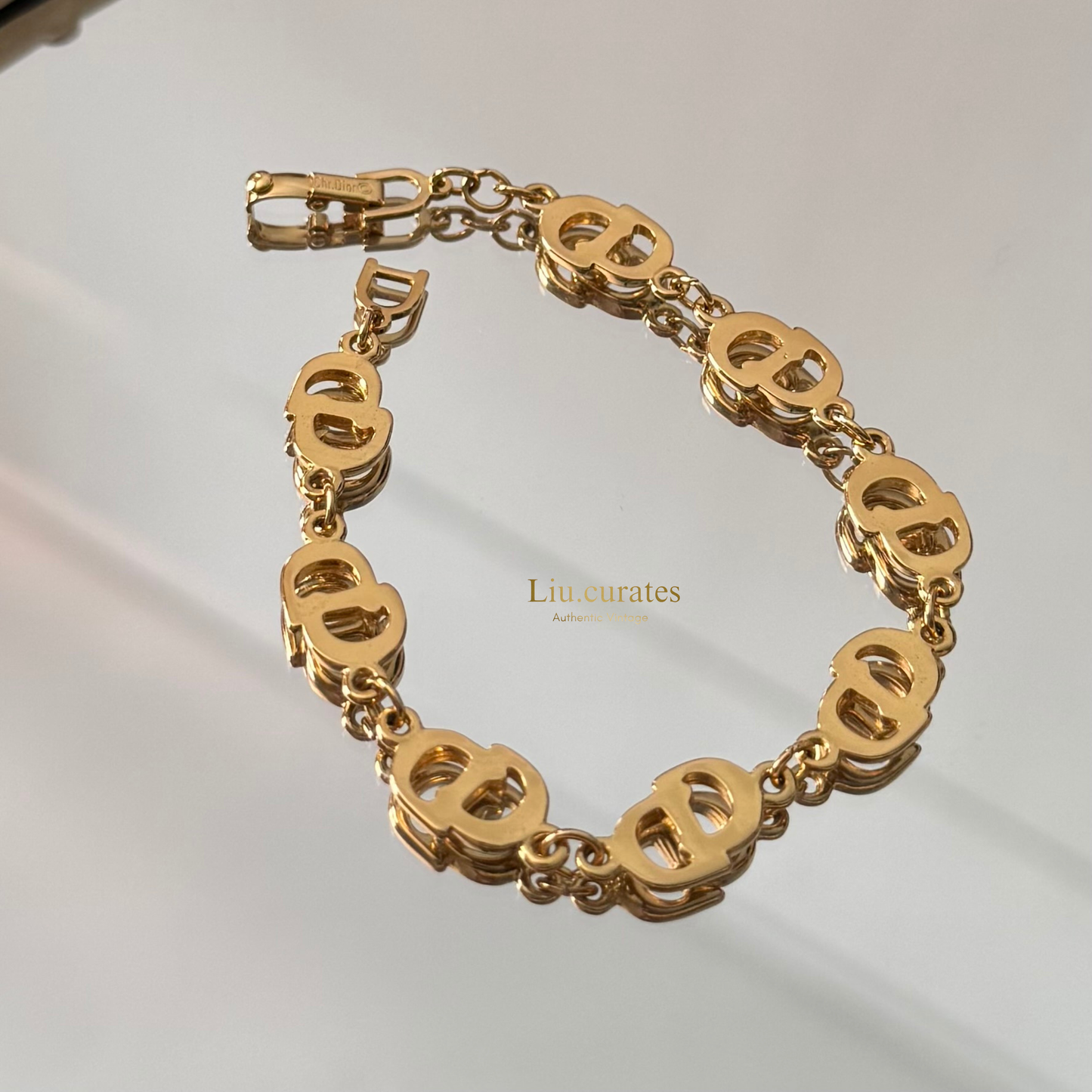 Vintage Dior CD Multi Charm Bracelet