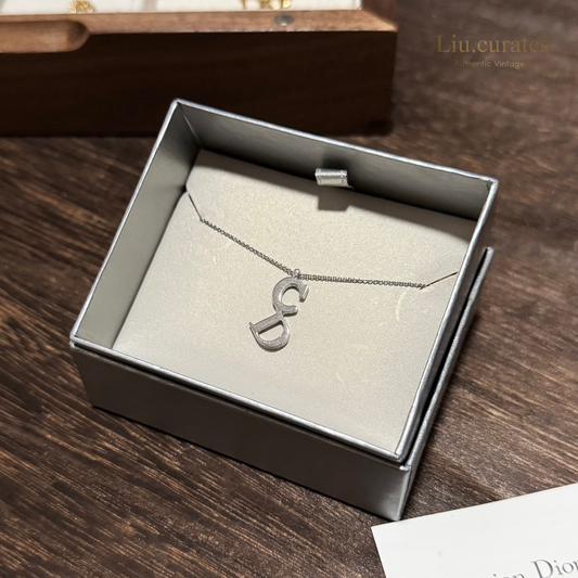 Vintage Dior CD Necklace