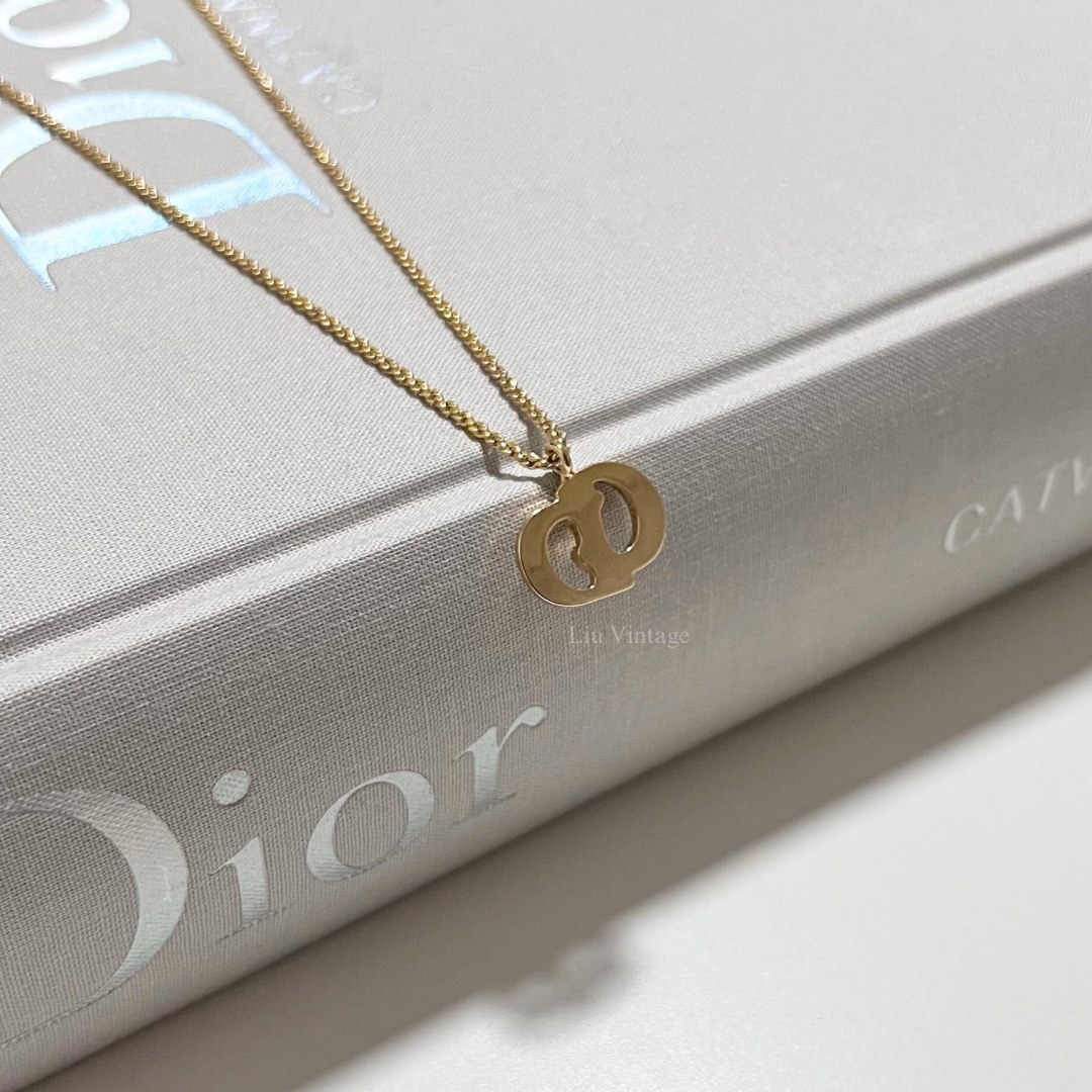 Vintage Dior CD Necklace