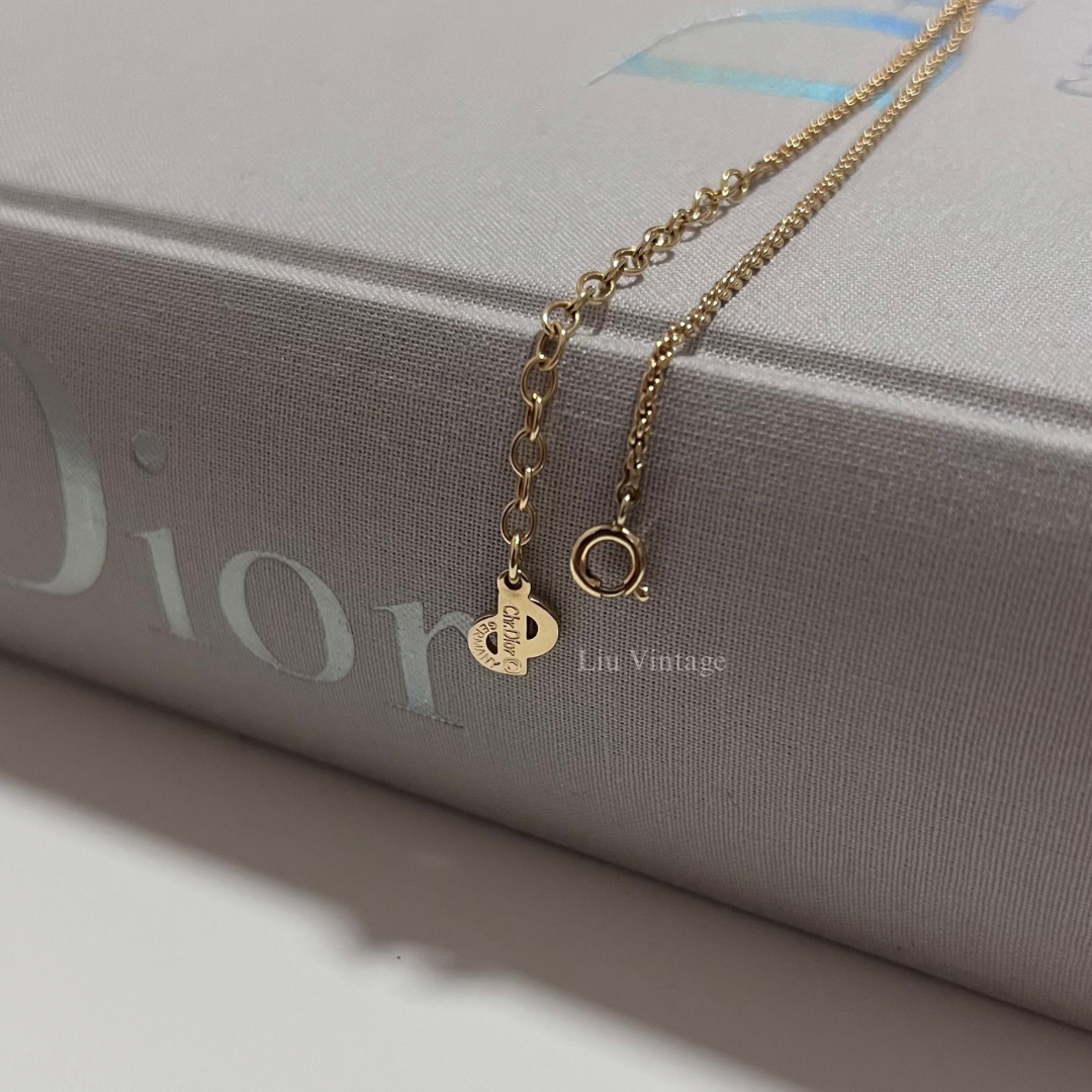 Vintage Dior CD Necklace