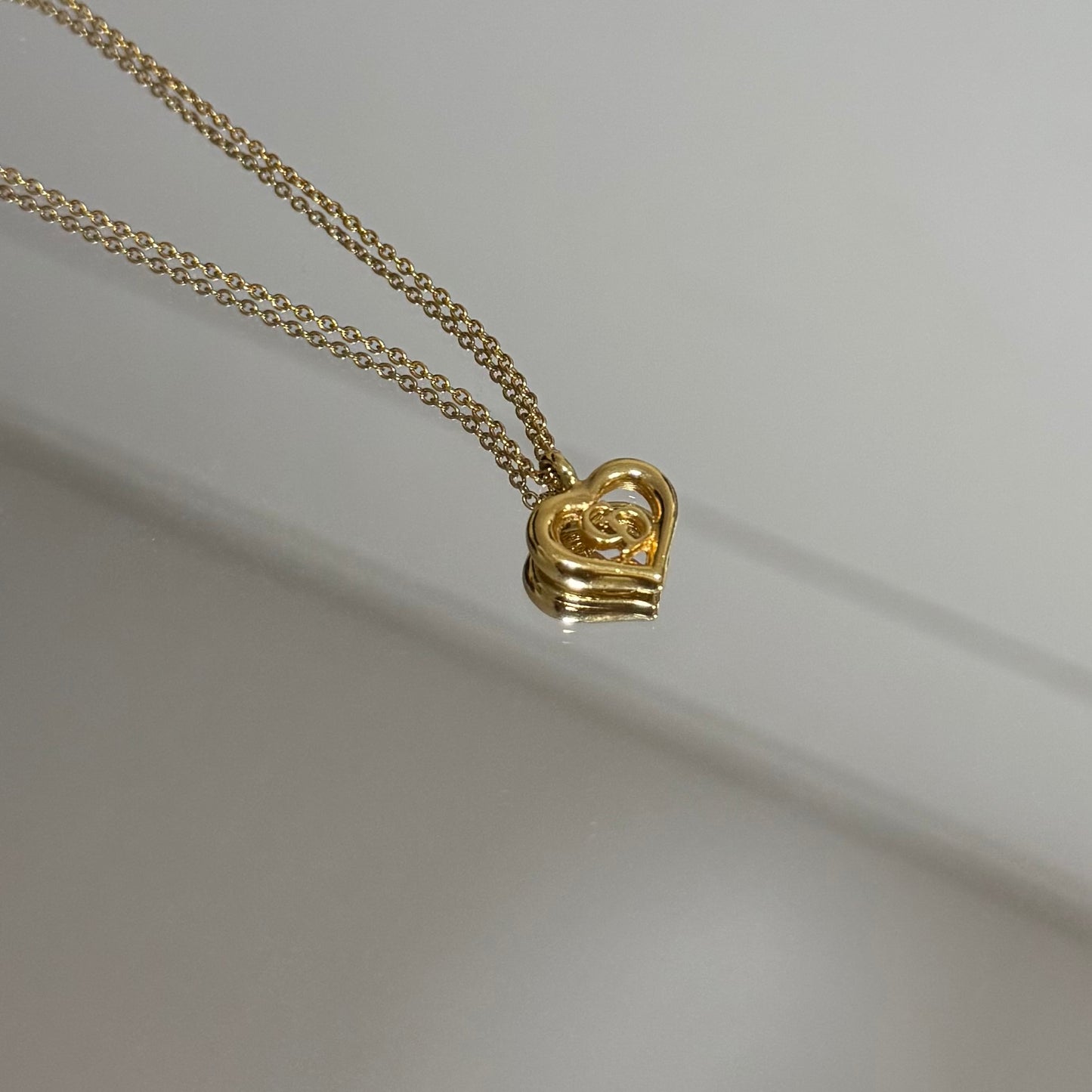 Vintage Dior Heart Necklace