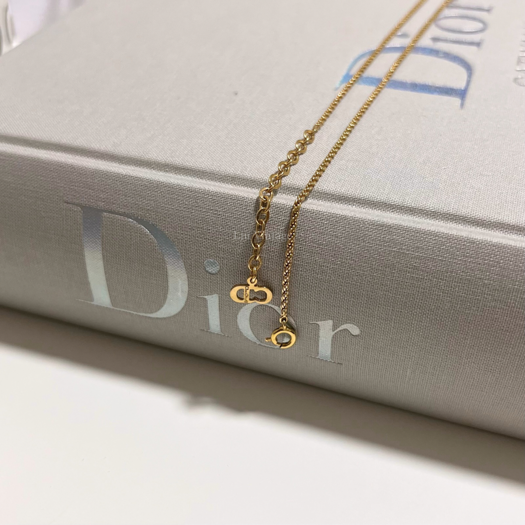 Vintage Dior CD Necklace (1.3cm)