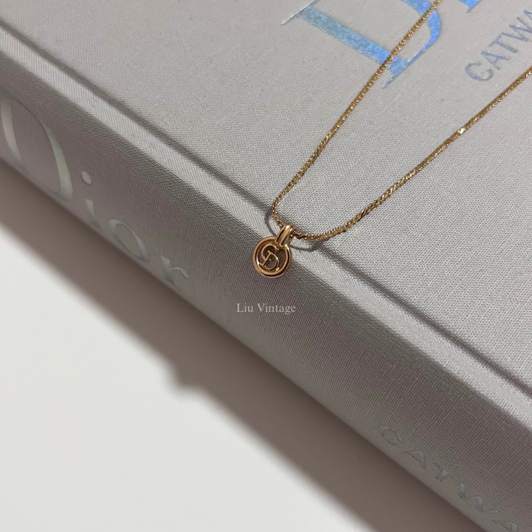 Vintage Dior Mini Pendant Necklace