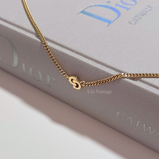 Vintage Dior CD Chain Necklace