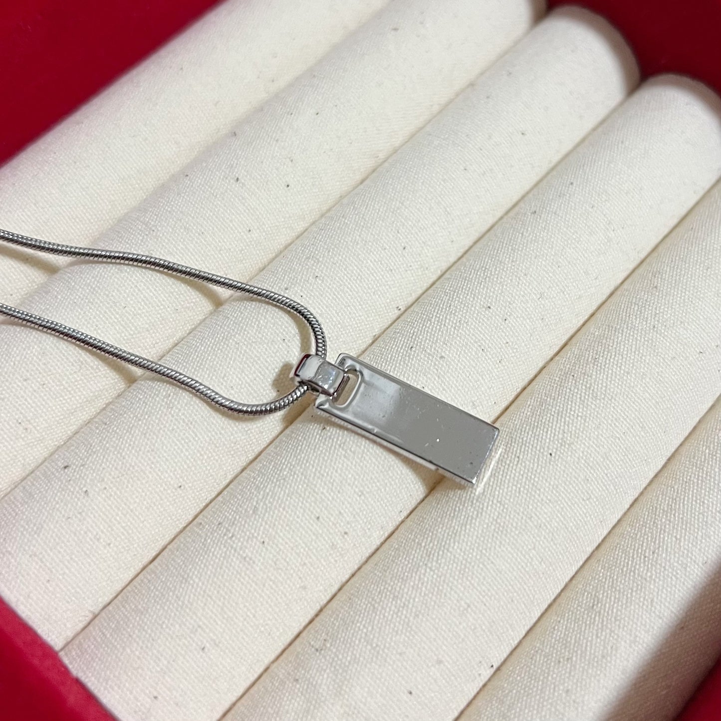 Vintage Dior Tag Necklace