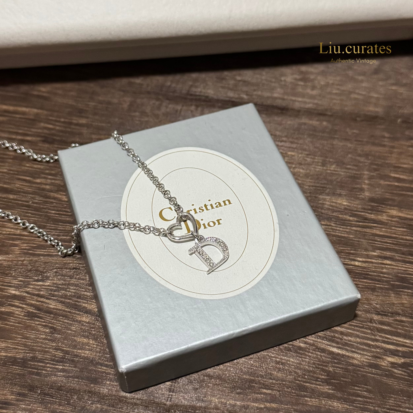 Vintage Dior Heart Necklace