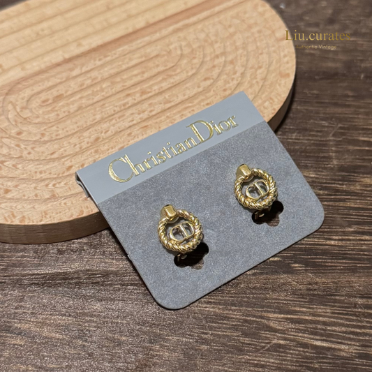 Vintage Dior Clip On Earrings