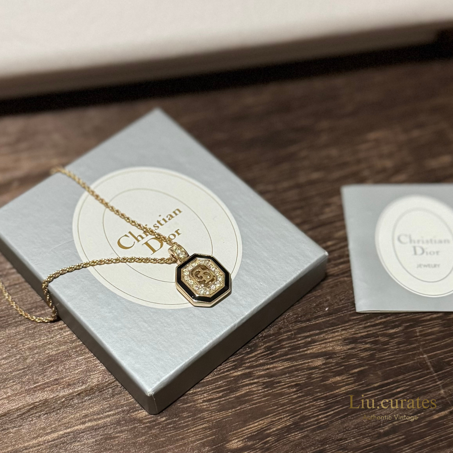 Vintage Dior Octagon Necklace
