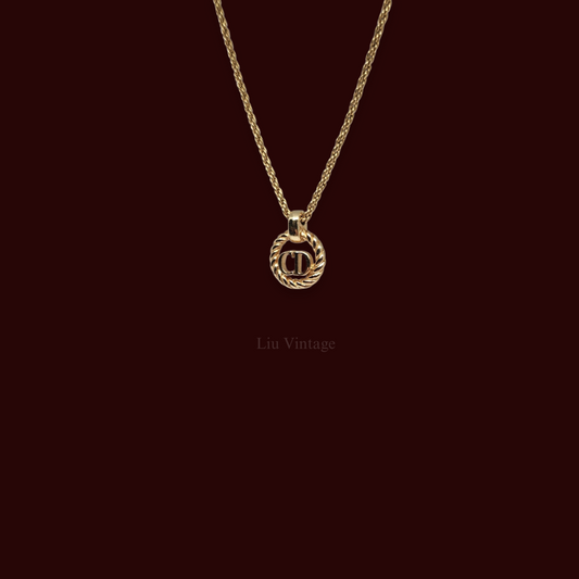 Vintage Dior Round Necklace