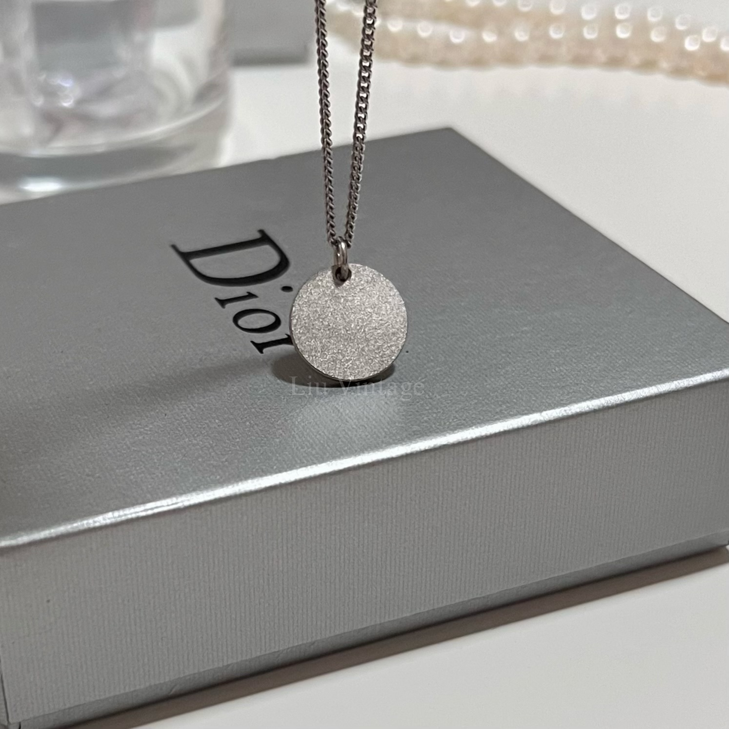 Vintage Dior Round (matte) Necklace