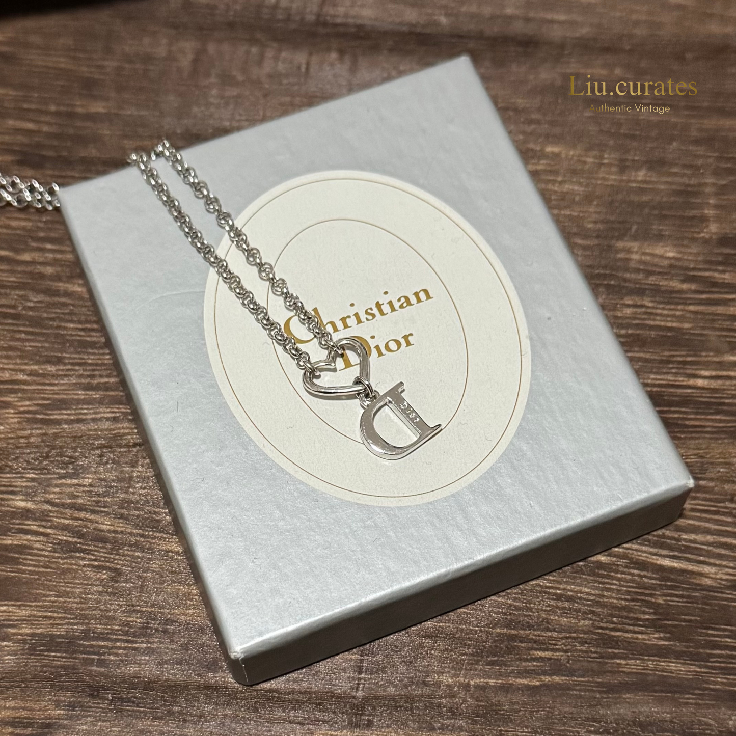 Vintage Dior Heart Necklace