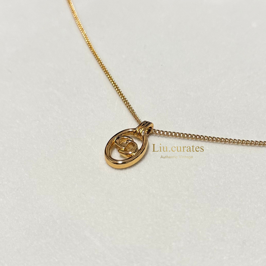 Vintage Dior Oval Necklace