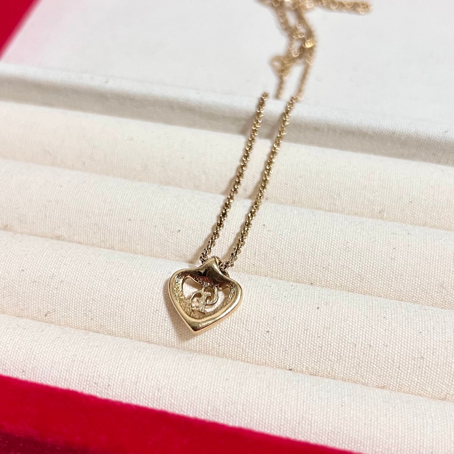 Vintage Dior Heart Necklace