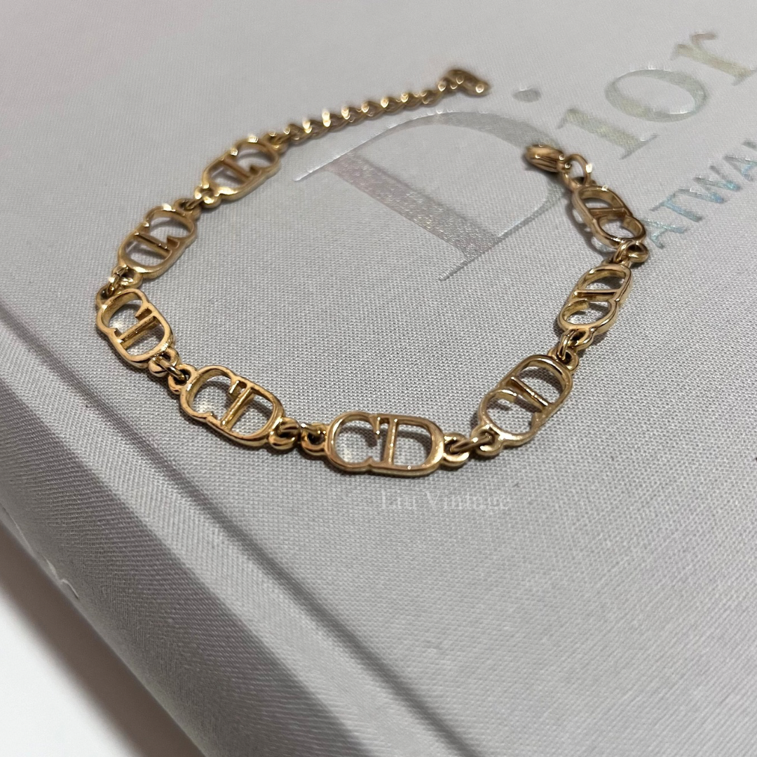 Vintage Dior CD Charm Bracelet