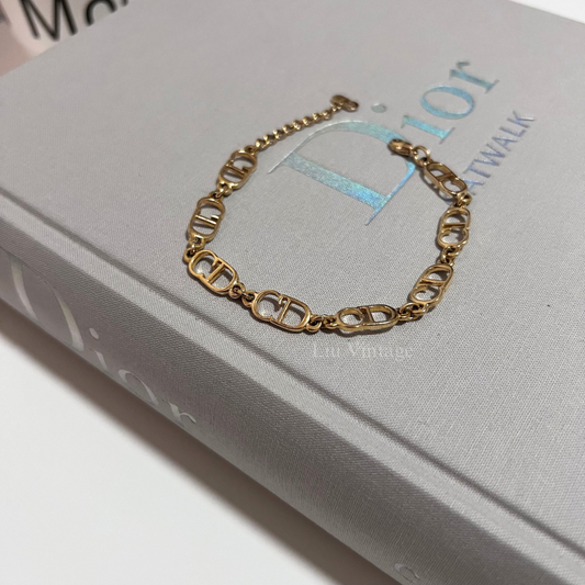 Vintage Dior CD Charm Bracelet