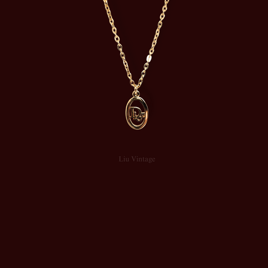 Vintage Dior Oval Necklace
